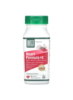 Bell Lifestyle Bell Lifestyle, Heart Formula #5, 60 Softgels  - Image 3