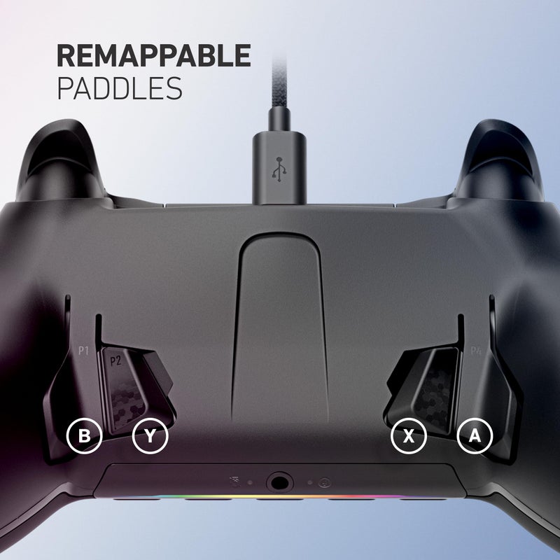 SCUF ENVISION V1 (2023) Wired PC Gaming Controller - Five Remappable G-Keys - Remappable Back Paddles - iCUE Compatible - Black - Image 3