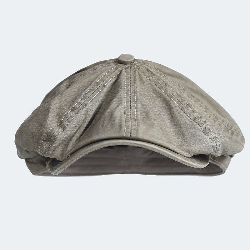 Men's Cotton Beret Cap with Adjustable Fit - Image 4