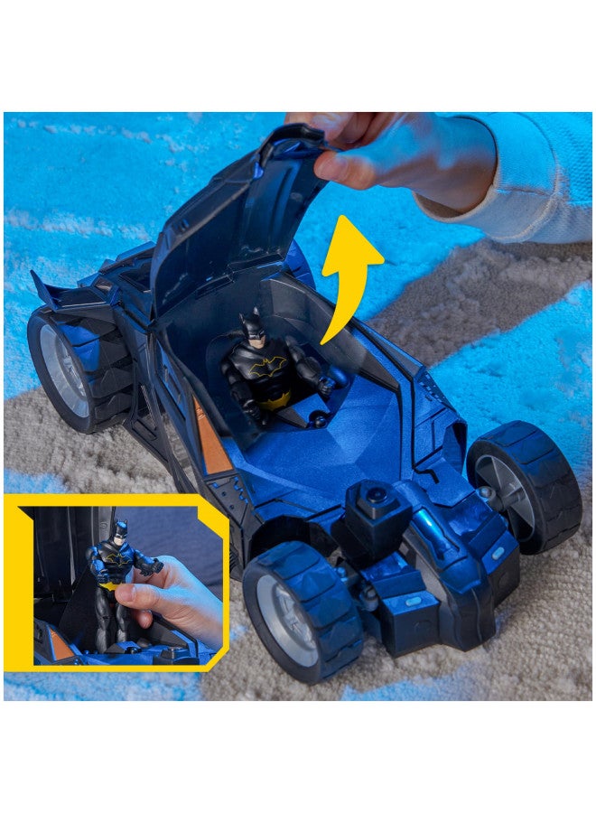 DC Comics, Batman Batmobile Remote Control Car, Easy to Drive, Compatible with Batman Figures, Kids Toys for Boys and Girls Ages 4 and Up - Image 3