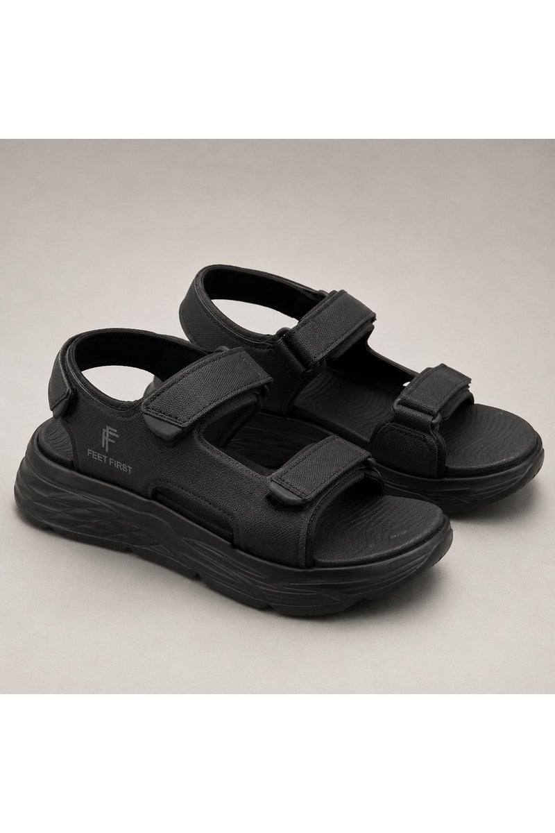 Feet First Men’s Sports Sandals with Adjustable Velcro Straps – Lightweight Comfort Outdoor Walking Sandals - Image 1