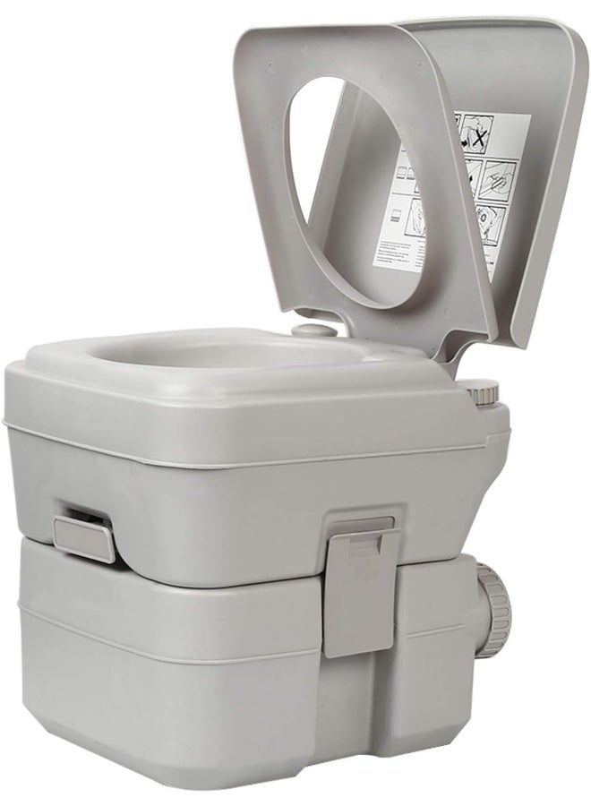 Portable Toilet for Camping Traveling Outdoor Recreational Activities Portable Potty for RV Camper Van Trailer Motorhome Truck 5.2 Gallon  - Image 1