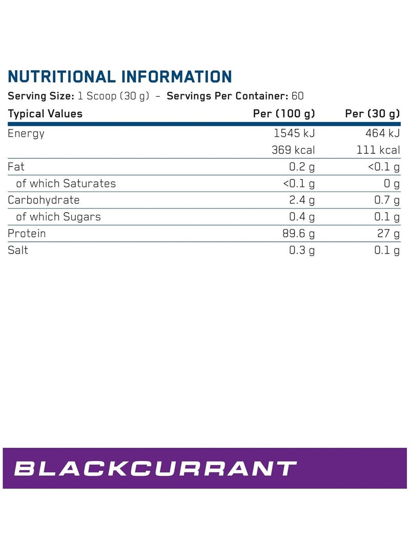 Applied Nutrition Beef XP Clear Protein Isolate - Blackcurrant - (1.8 Kg) - Image 2