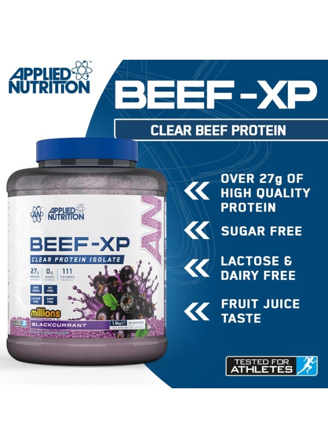Applied Nutrition Beef XP Clear Protein Isolate - Blackcurrant - (1.8 Kg) - Image 4