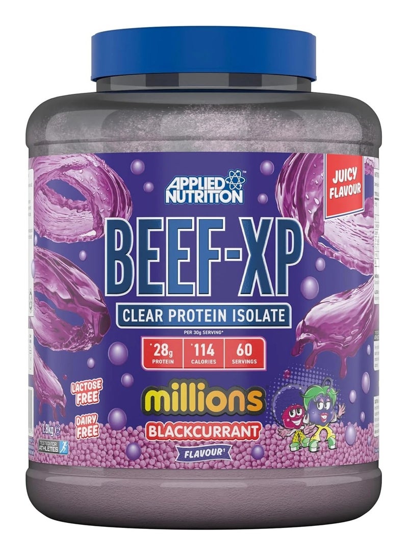 Applied Nutrition Beef-xp Clear Hydrolysed Protein - Blackcurrant - (1.8 Kg)  - Image 1