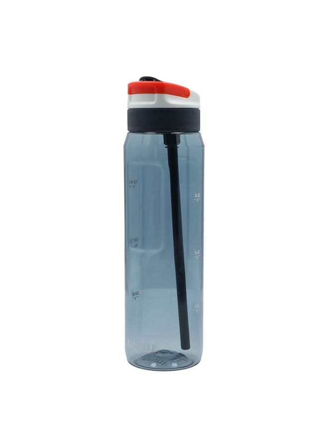 Kambukka Lagoon Gourd Leak-Proof Water Bottle with Straw Transparent Blue 1 Liter - Image 2