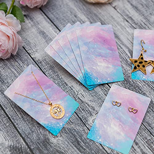 Lamantery Clouds Necklace Card Earring Cards for Display Jewelry Display Hanging Card Hang Tag 100Pack 3.5“ x 2.4" - Image 5