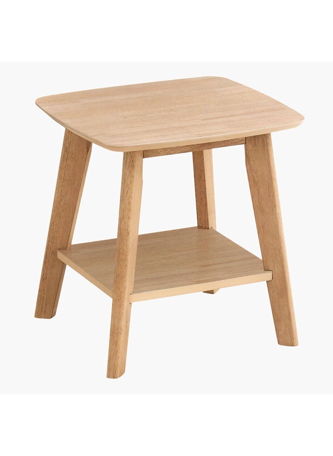 Home Box - Nordic End Table With Shelf 50 x 52.3 x 50 cm - Image 1