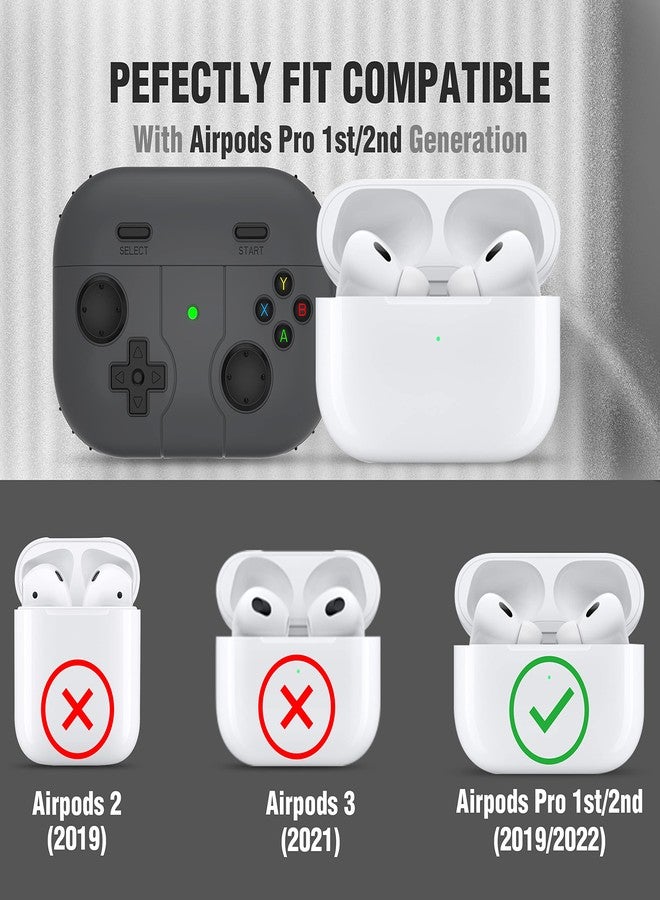Valkit Compatible Airpods Pro 2nd/1st Generation Case with Cleaner Kit, Game Player Design Airpod Pro 2 Case 2022/2023 Soft Silicone iPods pro 2 Protective Cases for Airpods Pro Gen 2/1 Charging Cases - Image 2