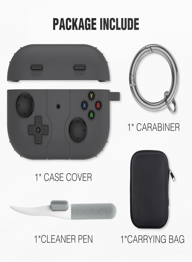 Valkit Compatible Airpods Pro 2nd/1st Generation Case with Cleaner Kit, Game Player Design Airpod Pro 2 Case 2022/2023 Soft Silicone iPods pro 2 Protective Cases for Airpods Pro Gen 2/1 Charging Cases - Image 5