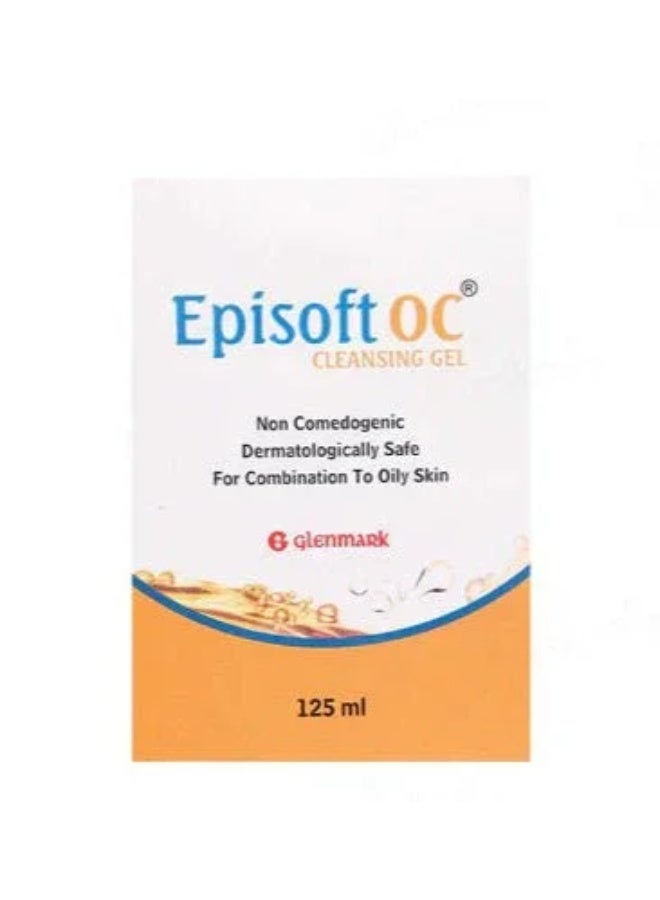 إيبيسوفت جل التنظيف Episoft OC للبشرة الدهنية | للبشرة الدهنية، المختلطة والعادية | غسول يومي للوجه | منظف للبشرة المعرضة لحب الشباب | موصى به من قبل أطباء الجلدية | مناسب للرجال والنساء | 125 مل - Image 3