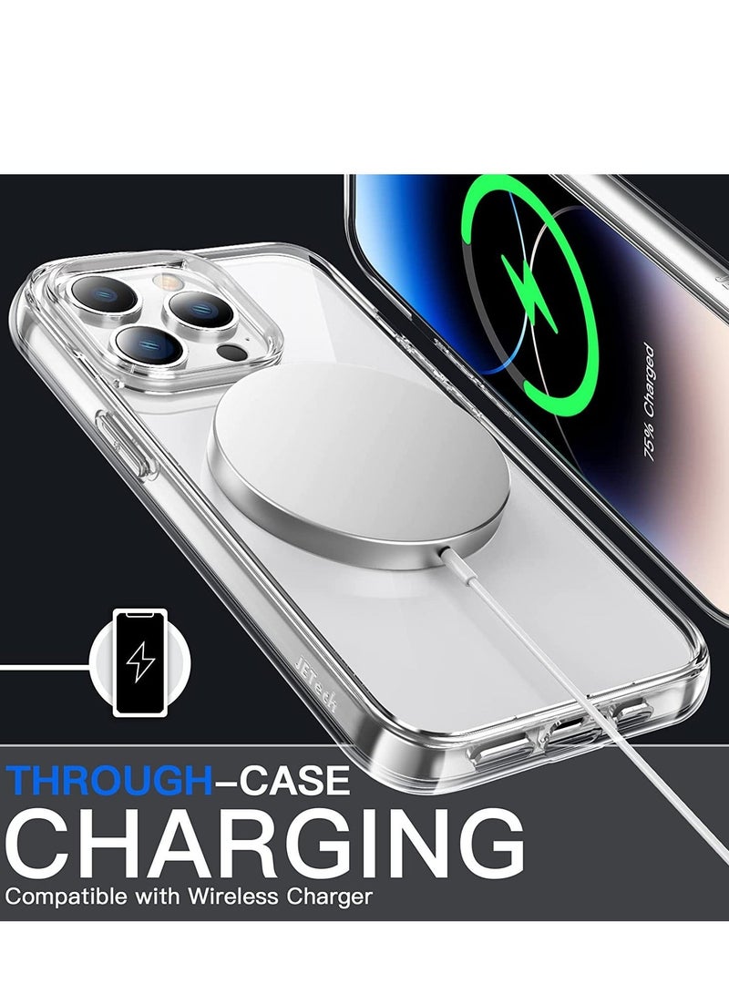 MUNTAQI Case for iPhone 14 Pro Max 6.7-inch, Shockproof Phone Bumper Cover, Anti-Scratch Clear Back (Clear) - Image 3