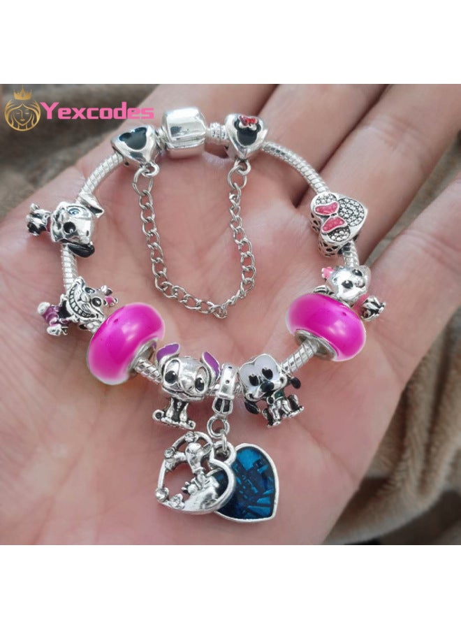 Cartoon Series Cute Little Animal Charm Ladies Children Bracelet Gift Bracelet elry Women
