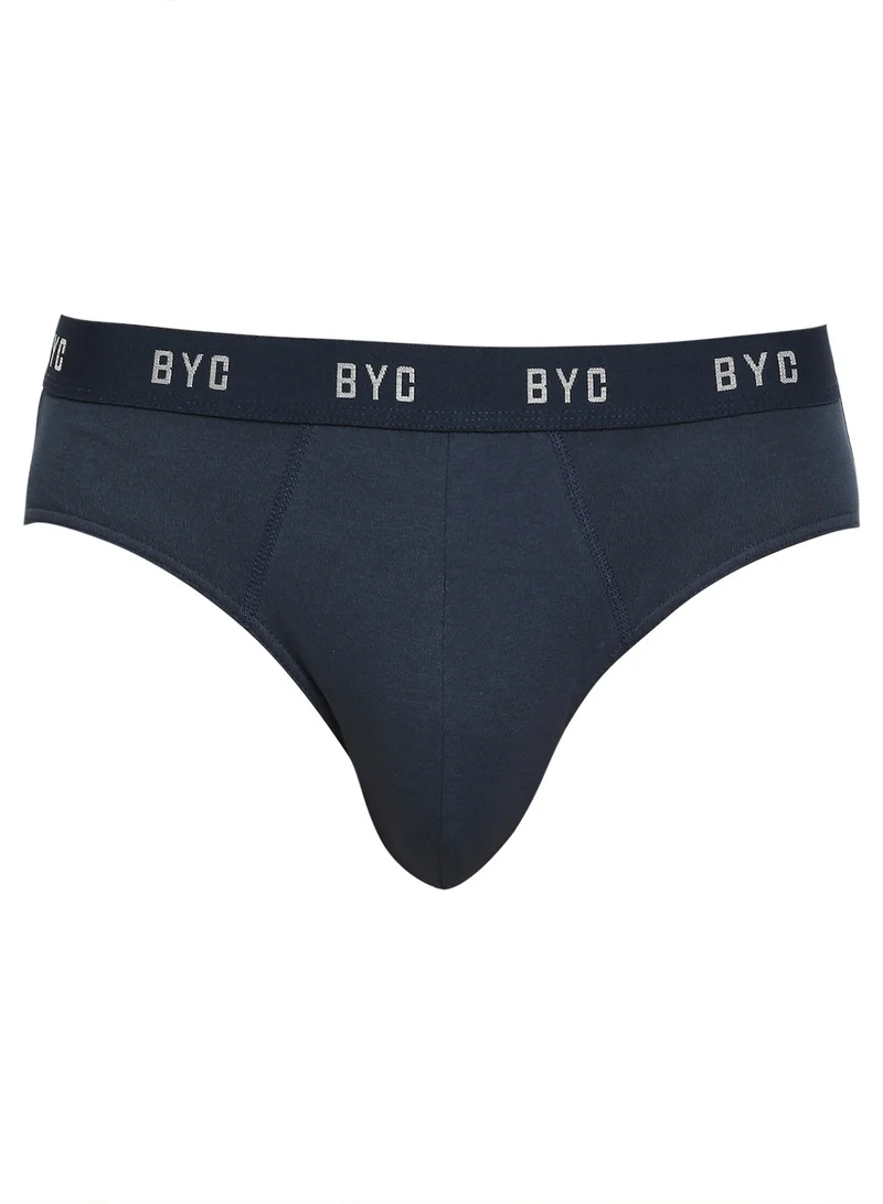 BYC MEN'S COTTON BRIEF - NAVY BLUE