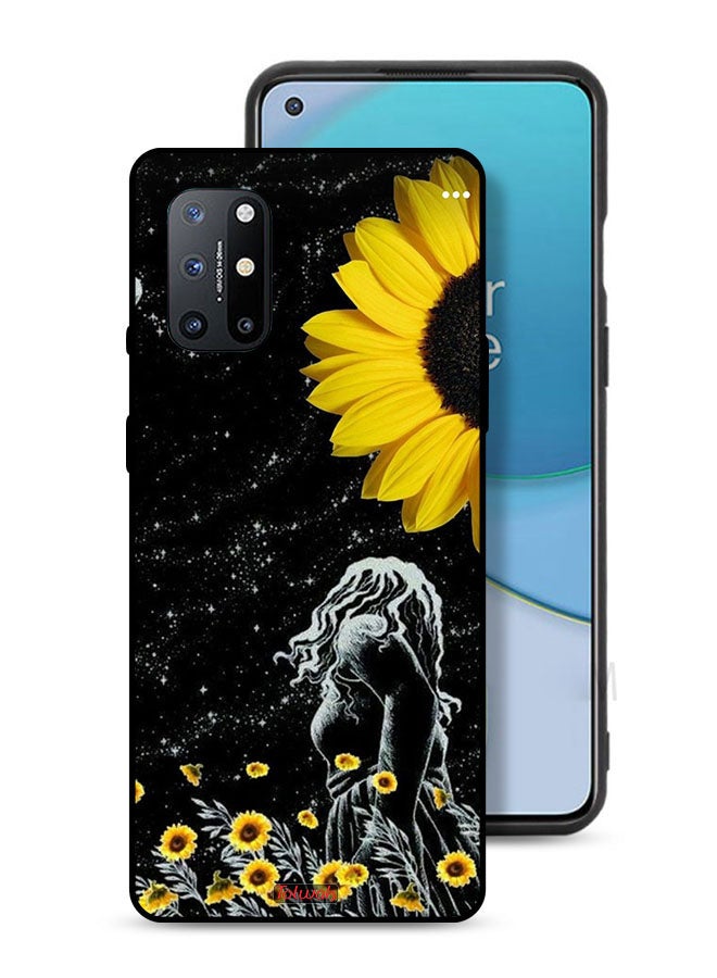 Tolwak OnePlus 8T Plus 5G Protective Case Cover Girl Look At Moon Art - Image 1