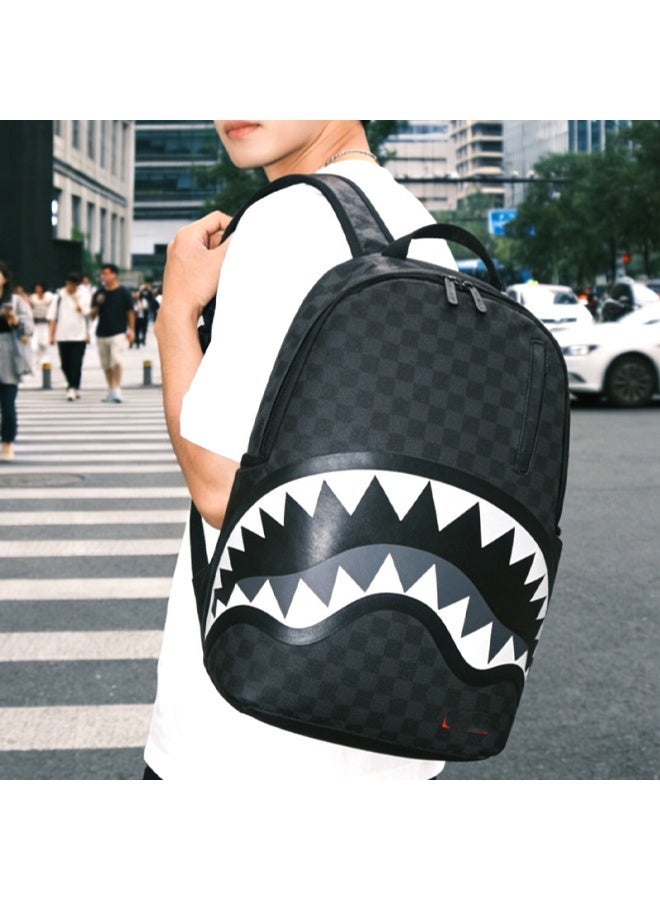 SG Shark Mouth Backpack Stylish and Functional Women/Men's School & Daily Backpack 20-35L - Image 2
