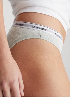 CALVIN KLEIN Women's 3 Pack Low Rise Bikini Briefs -  cotton stretch blend, Black  - Image 4