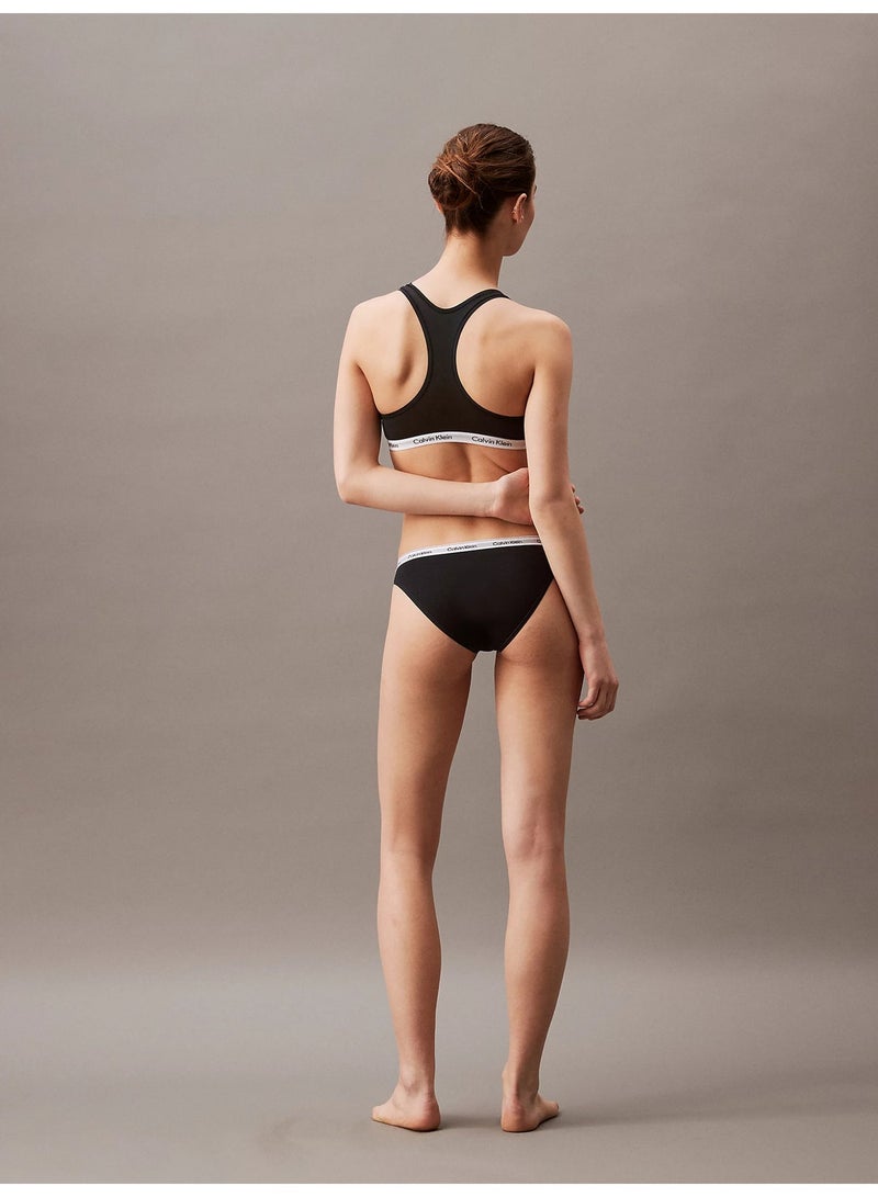 CALVIN KLEIN Women's 3 Pack Low Rise Bikini Briefs -  cotton stretch blend, Black - Image 3