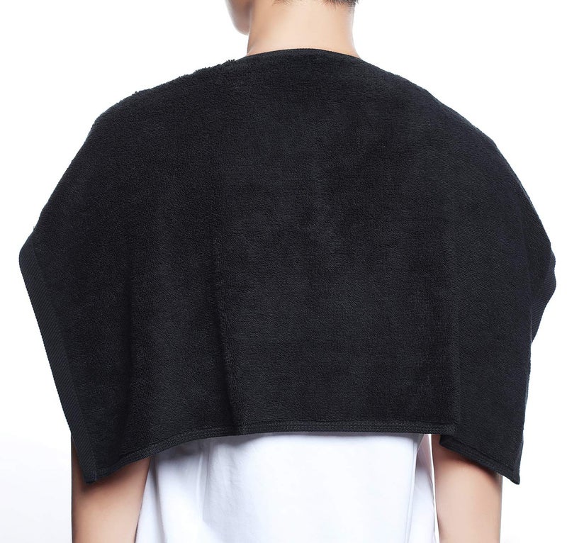 PERFEHAIR Black Salon Towels (2-Pack, 16 X 27 Inches)-Barber Hand Cotton Towel for Gym, Bath, Spa, Shaving, Shampoo - Image 4