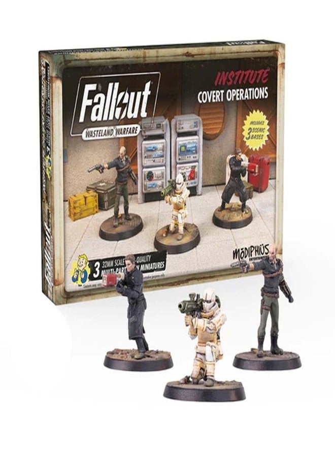 Modiphius Fallout: Wasteland Warfare - Institute Covert Ops (Minis and Scenics Box Set) - Image 1
