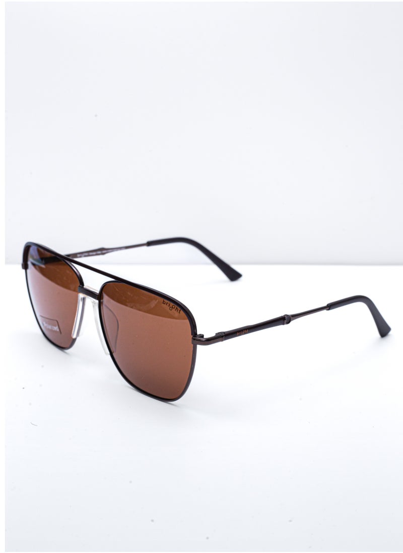 Baleno "Aviator Sunglasses with Polarized UV Protection Lenses – Lightweight, Durable Metal Frame for Men & Women, Perfect for Driving, Travel, and Outdoor Activities"  - Image 3