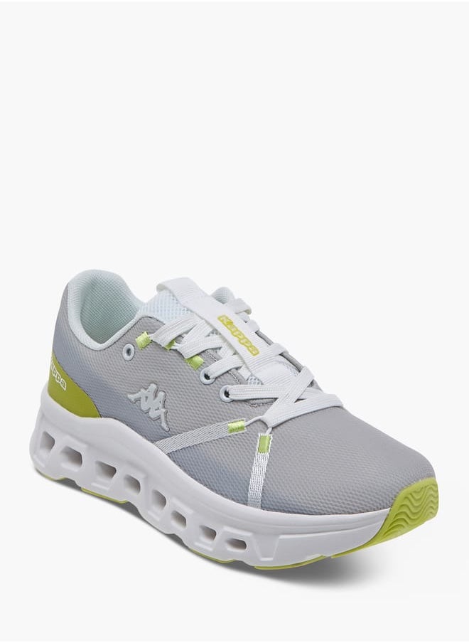 Kappa Women's Logo Detail Sneakers with Lace-Up Closure  - Image 2