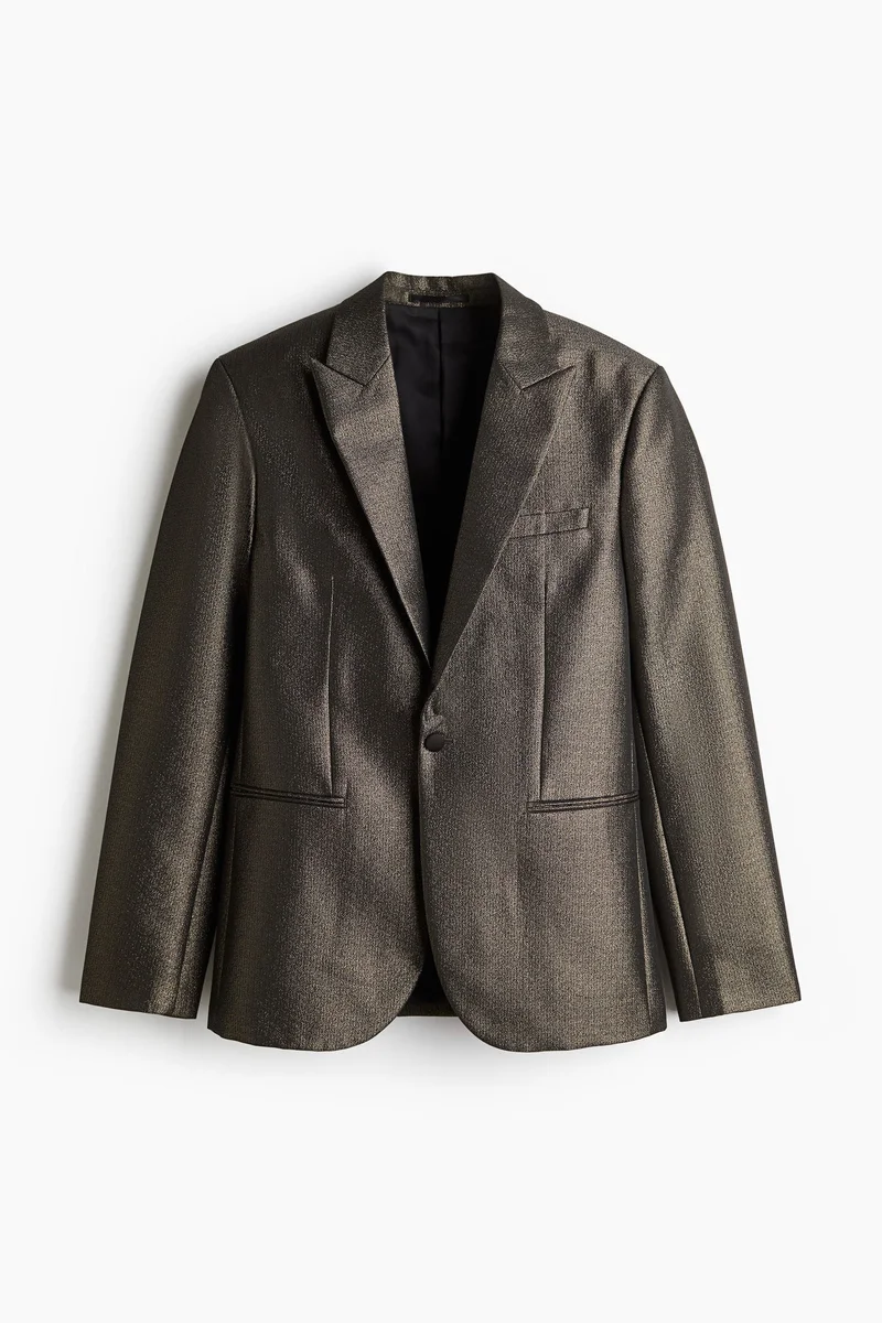 اتش اند ام جاكيت لامع بقصّة سلِم