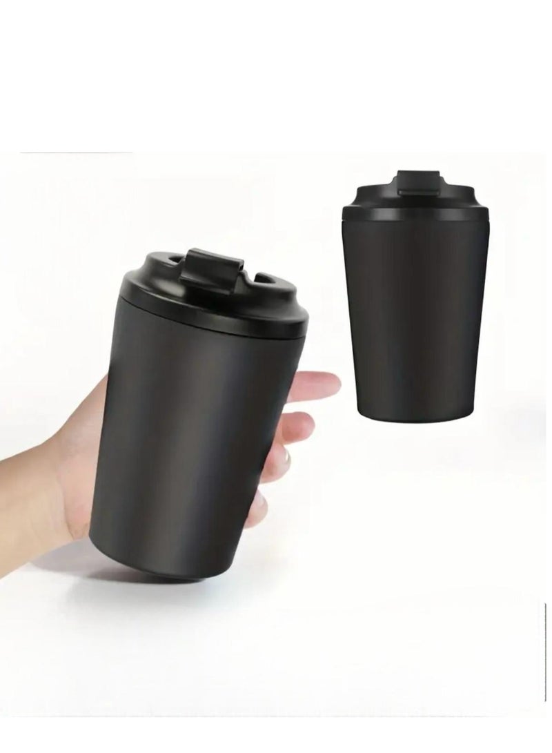 Black Knight Adham Espresso & Filter Blend Roasted Unground Coffee Beans for Specialty Coffee 250g with Thermos Mug  - Image 3