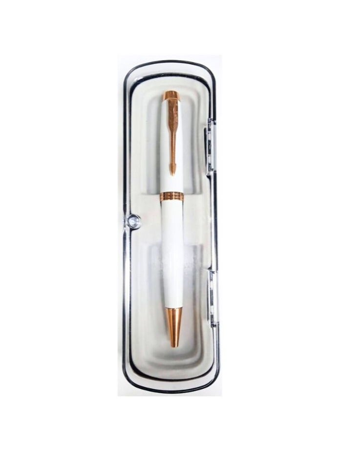 Terabyte مجموعة أقلام حبر جاف - مجموعة أقلام هدايا أنيقة وفاخرة للتوقيع للمكاتب التنفيذية - مع علبة هدايا (زرقاء) - Image 1