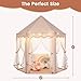 Wilwolfer Princess Castle Play Tent for Girls Large Kids Play Tents Hexagon Playhouse with Star Lights Toys for Children Indoor Games - Image 4