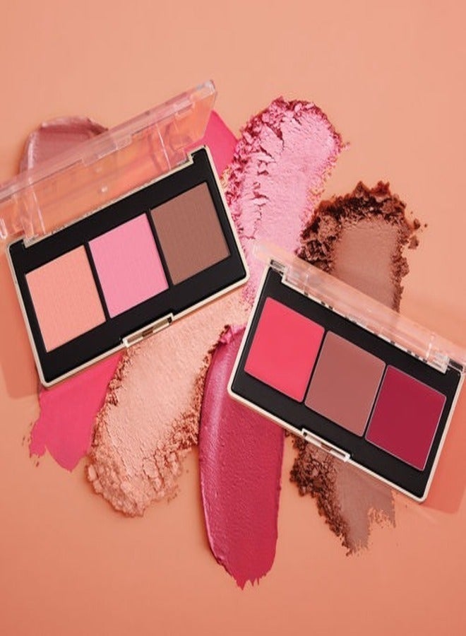 Milani Cheek Kiss Powder Blush Palette – 120 Golden Hour Glow | Lightweight, Blendable, Buildable, Matte & Shimmer Finishes - Image 3