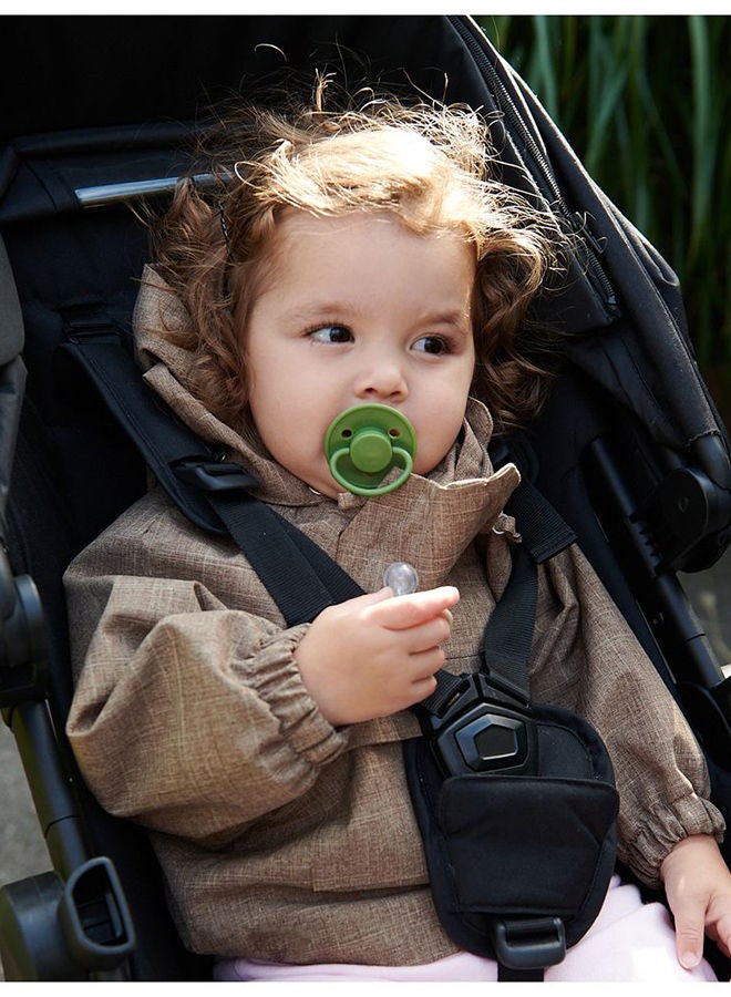 Mininor Pack Of 1 Baby Round Latex Pacifier, 0 Months+, Apple Green - Image 2