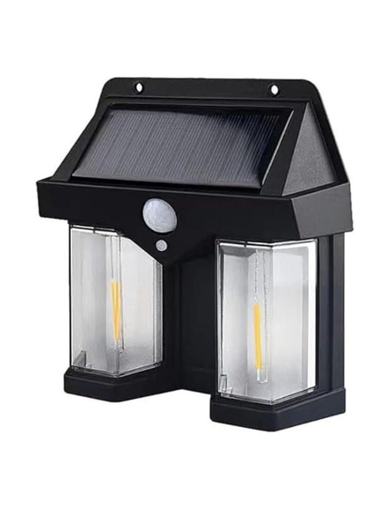 Yuwell Pack Of 6 Pcs Solar Outdoor Light Solar Motion Sensor Security Lights With 3 Lighting Modes Wireless Solar Wall Lights Waterproof Solar Powered Bulb Lights For Garden Home And Garage Use Black  - Image 2