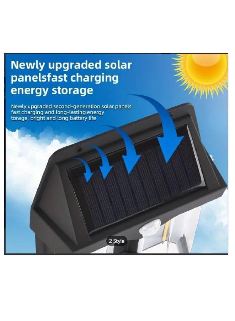 Yuwell Pack Of 6 Pcs Solar Outdoor Light Solar Motion Sensor Security Lights With 3 Lighting Modes Wireless Solar Wall Lights Waterproof Solar Powered Bulb Lights For Garden Home And Garage Use Black  - Image 5