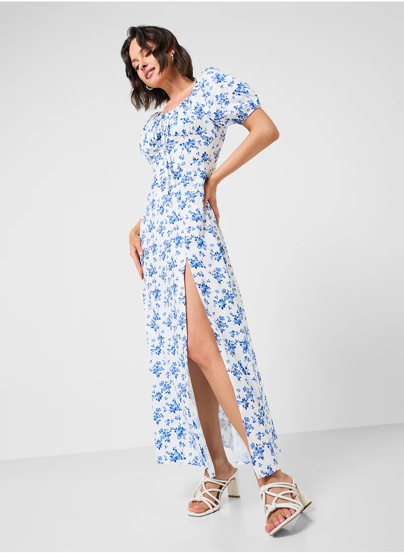 Ginger Ditsy Floral A Line Dress