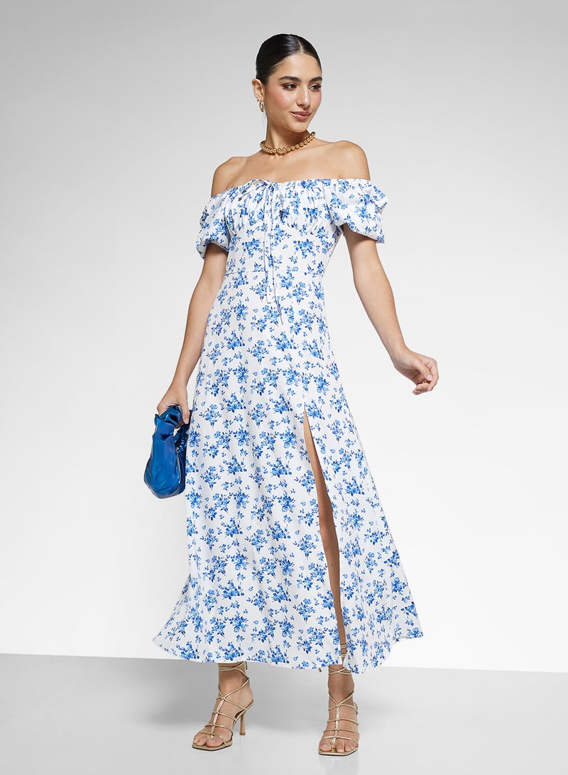 Ginger Floral Print Midi Dress  - Image 4