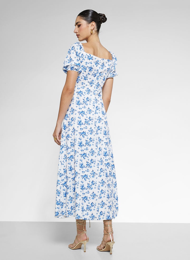 Ginger Floral Print Midi Dress  - Image 2