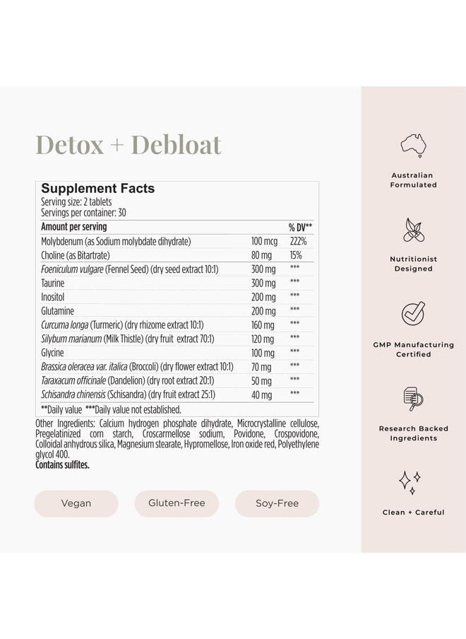 JSHealth - Vitamins Detox and Debloat Liver Health Formula | Liver Detox Pills | Debloating Formula with Milk Thistle, Turmeric, Fennel | Liver Cleanse Supplement (60 Tablets) - Image 1