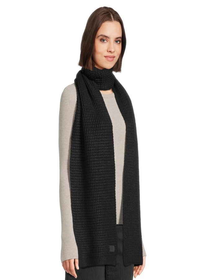 أوغ وشاح رجالي من يو جي جي بنمط الوافل، أسود، مقاس واحد - Image 2