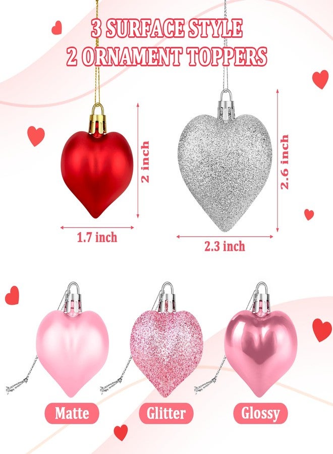 Leetous Valentines Hanging Decorations Heart Ornaments (30) - Image 2