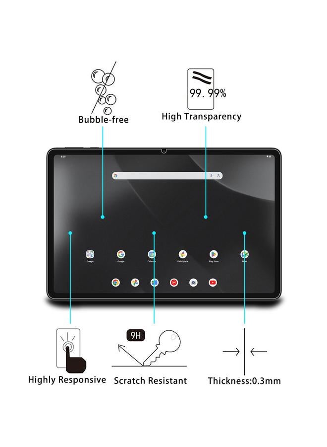 erorex For Walmart Onn 12.1 Tablet Pro 2024 2Pcs 9H 0.3Mm Explosion-Proof Tempered Glass Film - Image 3