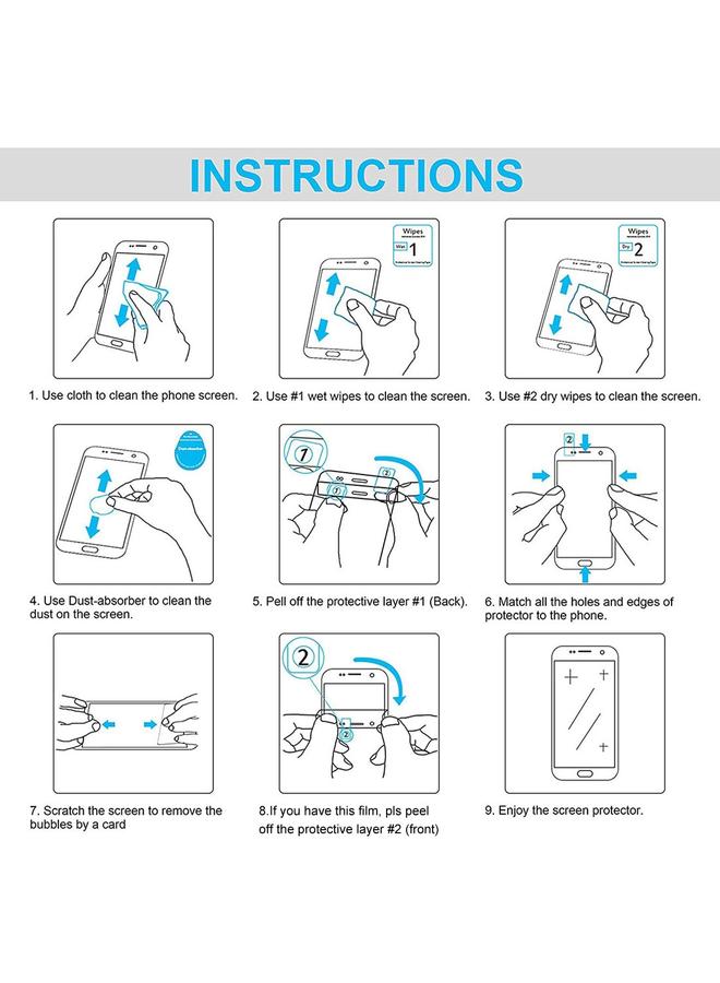 erorex For Walmart Onn 12.1 Tablet Pro 2024 2Pcs 9H 0.3Mm Explosion-Proof Tempered Glass Film - Image 5