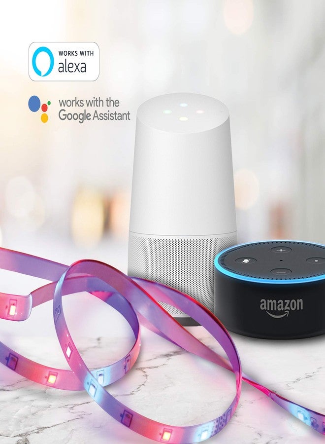 سيسكا شريط إضاءة ذكي من SYSKA مزود بتقنية Wi-Fi بطول 5 أمتار وقوة 25 واط و16 مليون لون، متوافق مع Amazon Alexa وGoogle Assistant (RGB). - Image 3