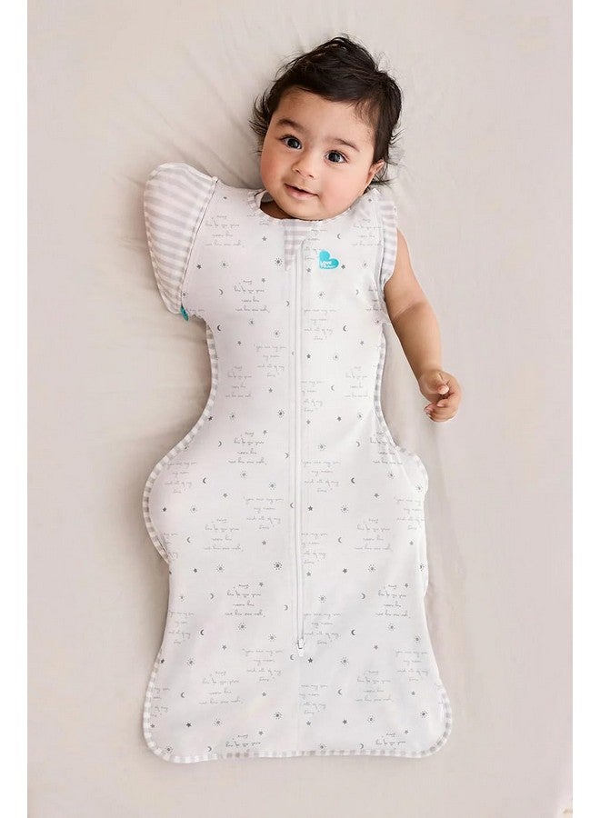 Love to Dream Swaddle UP Transition Bag, Gentle Arms-Up Transition Swaddle, 0.2 TOG Lightweight Cotton, Zip-Off Wings, Ideal for Warm Temperatures 75-81°F, Baby Essentials, You Are My Grey, 19-24 lbs - Image 2