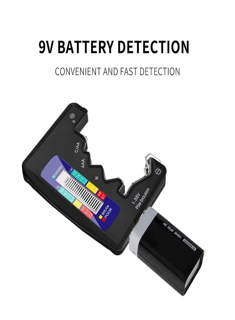 BT-886 Portable Battery Capacity Indicator Compact Size Lithium Battery Level Tester Digital Display Battery Voltage Meter Battery Volt Monitor Detector - Image 5