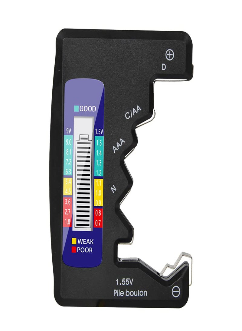 BT-886 Portable Battery Capacity Indicator Compact Size Lithium Battery Level Tester Digital Display Battery Voltage Meter Battery Volt Monitor Detector - Image 1