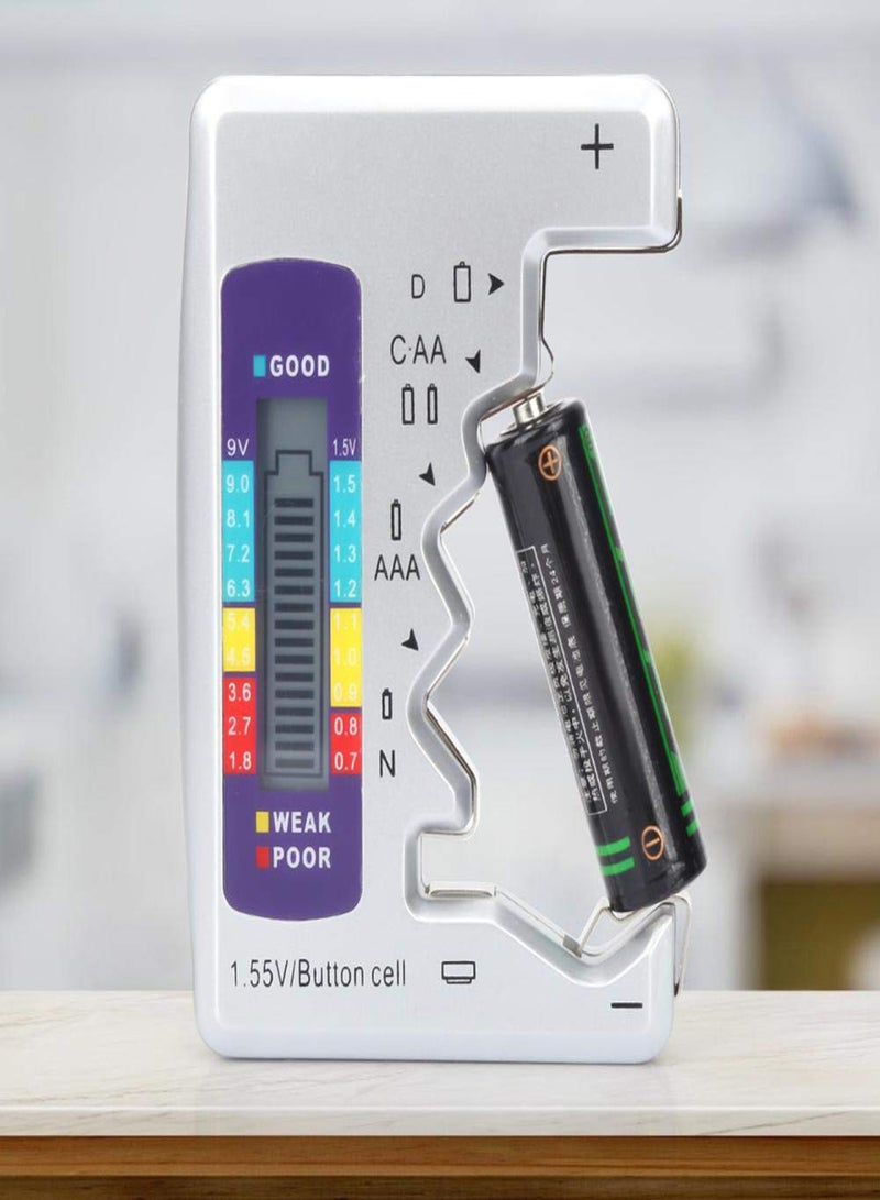 BT-886 Portable Battery Capacity Indicator Compact Size Lithium Battery Level Tester Digital Display Battery Voltage Meter Battery Volt Monitor Detector - Image 3