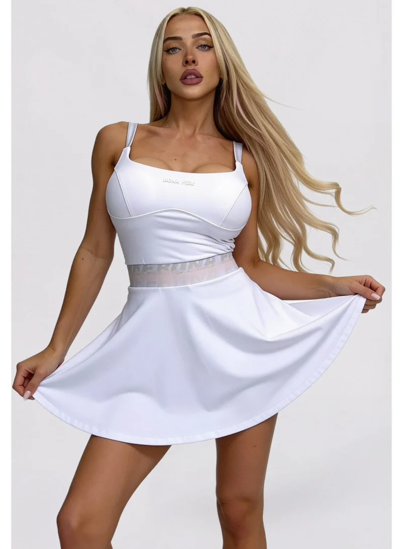 Bombshell Cloud Dancer Gym Jumpsuit for Women
