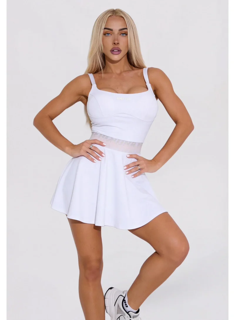 Bona Fide Bona Fide: Bombshell "Cloud Dancer" Bombshell Cloud Dancer Gym Jumpsuit for Women for Women | Best Price UAE