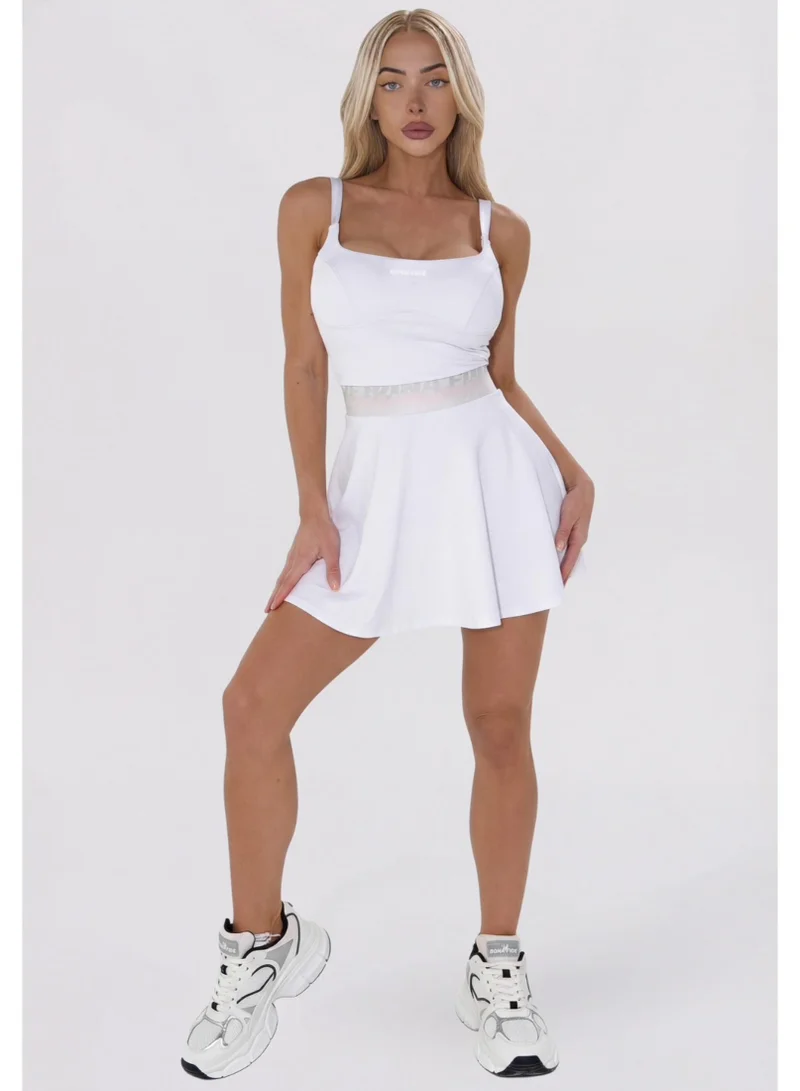 Bona Fide Bona Fide: Bombshell "Cloud Dancer" Bombshell Cloud Dancer Gym Jumpsuit for Women for Women | Best Price UAE